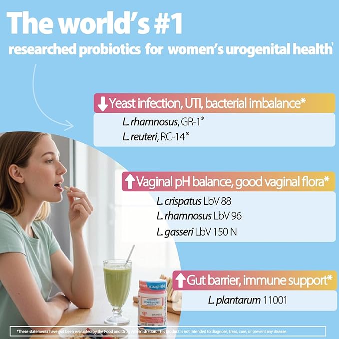 Life-Space Premium Broad Spectrum Probiotics + Women's Microflora Probiotic Support for Daily Digestive Health and Women Health
