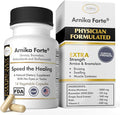 DermAvance Arnika Forte Capsules – Swelling and Bruising Reducer After Surgery and Aesthetic Treatments Antioxidants &amp Bioflavonoids Arnica 1000mg Bromelain 125mg 3000GDU - 14 Capsules