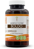 Secrets of the Tribe Boldo 120 Capsules 1000 mg Boldo (Peumus boldus) Dried Leaf (120 Capsules)