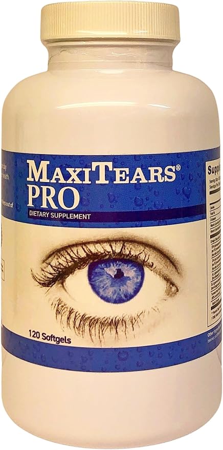 MedOp Pro 120 Softgels 1 Bottle - Formulated Eye Support with Omega-3 EPA DHA Vitamin A and Mucin Complex