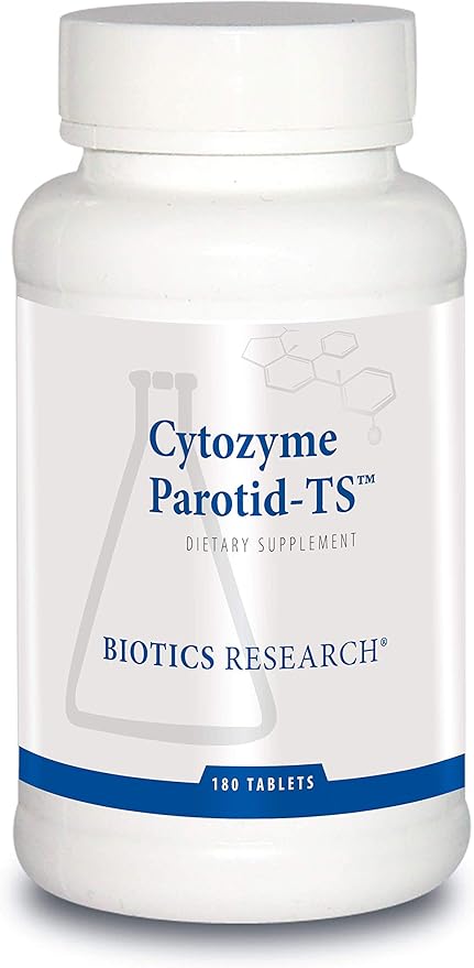 Biotics Research Cytozyme Parotid TS Parotid Concentrate Digestive Health Supports Parotid Gland Functioning Fosters Enzyme Production SOD Catalase Potent Antioxidant Activity 180 Tablets