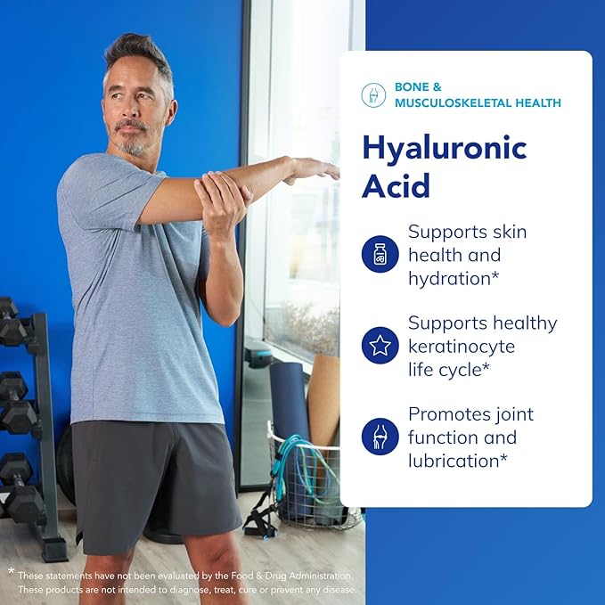 Pure Encapsulations Hyaluronic Acid - for Skin Hydration Joint Lubrication &amp Joint Health* - Effective Absorption - Gluten Free - Vegan &amp Non-GMO - 180 Capsules