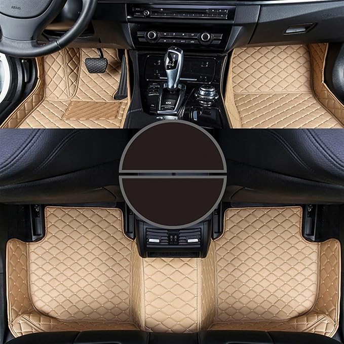 Car mat Custom Car Floor Mats for mercedess-benzs CLA CLA180 CLA200 CLA220 CLA250 CLA260 Auto Foot Accessories Carpets (Color : Beige)