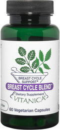 Vitanica Breast Cycle Blend Breast Cycle Support Iodine Borage Seed Oil Chaste Tree Berry (Vitex) Dandelion Vegan/Vegetarian 60 Capsules