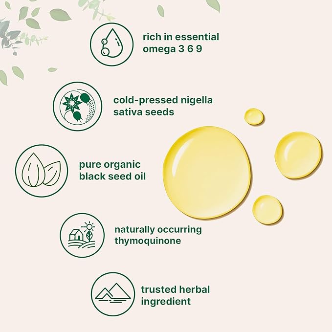 Micro Ingredients Black Seed Oil Organic Cold Pressed 16 fl oz | Rich in Thymoquinone &amp Omega 3 6 9 | Unrefined from Nigella Sativa Seeds | Immune Hair &amp Skin Support* | Non-GMO - 3 Months S
