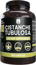 Pure Original Ingredients Cistanche Tubulosa (365 Capsules) No Magnesium Or Rice Fillers Always Pure Lab Verified