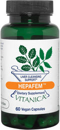 Vitanica Hepafem Liver Cleansing Support Vegan/Vegetarian 60 Capsules