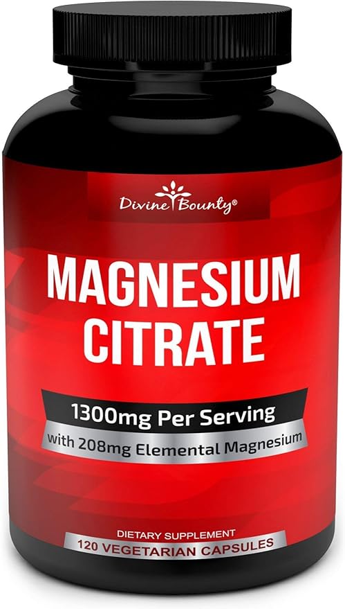 Divine Bounty Digestive Enzymes with Probiotics &amp Magnesium Citrate Bundle