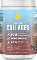 Chocolate Peptides Powder Grass Fed Hydrolyzed Type 1&amp3 Collagen Promotes Hair Skin and Nails (30 Servings) (Chocolate)