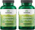 Swanson Probiotic Complex 4.2 Billion CFU 5-Strain Digestive Health Fat Metabolism Satiety Prebiotic FOS Complex Supplement 120 Veggie DRcaps (2 Pack)