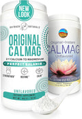 High Absorption 2:1 CalMag Calcium Magnesium Citrate Supplement Calcium Gluconate Powder Supports Stress Relief Sleep &amp Bone Strength Mineral Drink Unflavored 16.5 oz (Pack of 1)