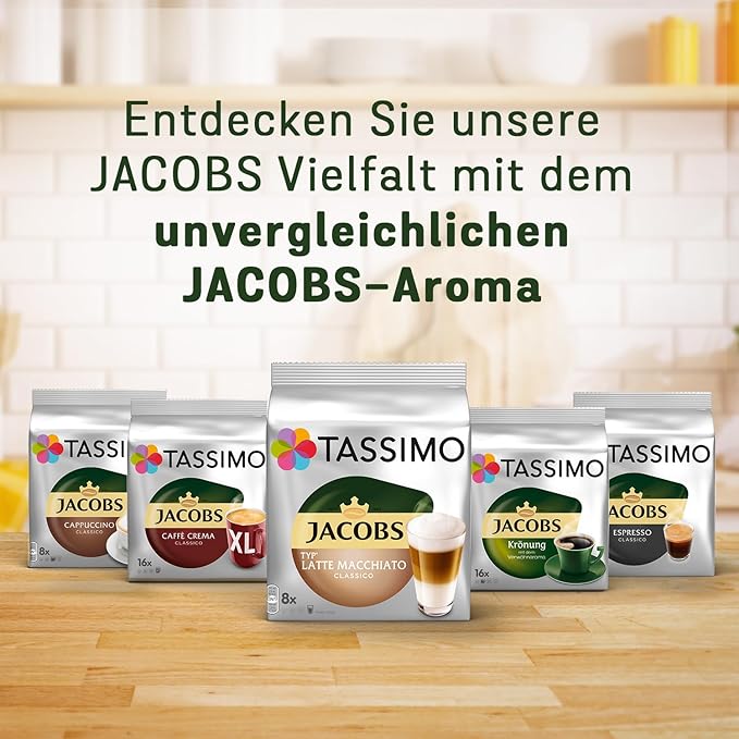 Tassimo Jacobs Latte Macchiato caramel 5er Pack (5 x 268 g)