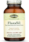 Flora FloraSil 90 Veg Capsules - Silica Supplement with Horsetail Extract for Healthy Hair Skin and Nails* - Supports Collagen Formation