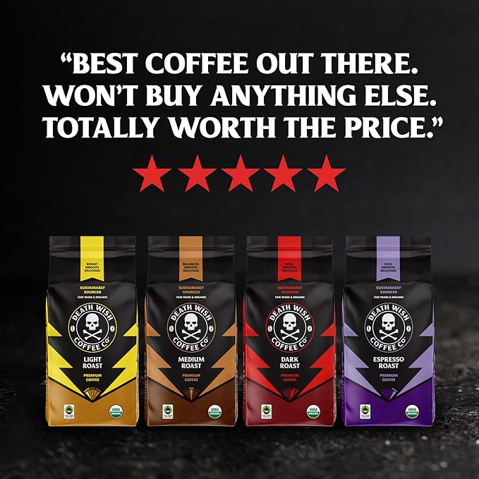 Death Wish Coffee Espresso Roast Pods (30 Count)