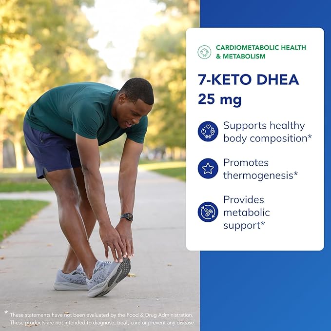 Pure Encapsulations 7-Keto DHEA 25 mg | Unique DHEA Metabolite Supplement to Support Thermogenesis* | 60 Capsules