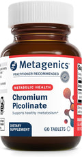Metagenics Chromium Picolinate - Bioavailable Chromium for Metabolism Support* - Essential Trace Mineral - Non-GMO Vegetarian Gluten-Free - 200 mcg - 60 Tablets