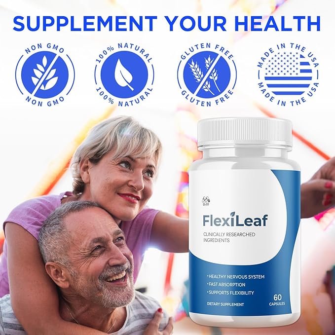 Flexileaf Capsules Official Flexileaf Pills with All Natural Ingredients Advanced Health and Overall Wellness Multivitamin Supplement Flexoleaf Maximum Strength Support Formula (60 Capsules)