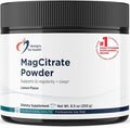 Designs for Health MagCitrate Powder - 300mg Magnesium Citrate to Support Calm Occasional Constipation + Regularity - Non-GMO Gluten Free Delicious Drink Mix Add-in Lemon Flavor (60 Servings/240g)