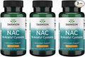 Swanson NAC N-Acetyl Cysteine Liver Health and Antioxidant Supplement for Adults Seeking Detox and Free Radical Support - 600 mg (100 Vegan Capsules 3 Pack)