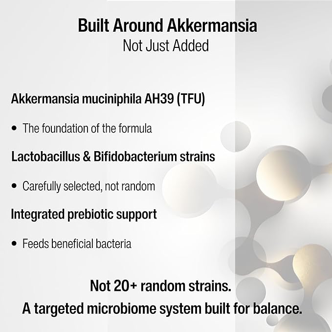 Akkermansia Probiotic – Supports Digestion &amp Gut Health Multi-Strain Probiotic with Prebiotics 20 Billion CFU Advanced Delayed Release CapsulesVegan