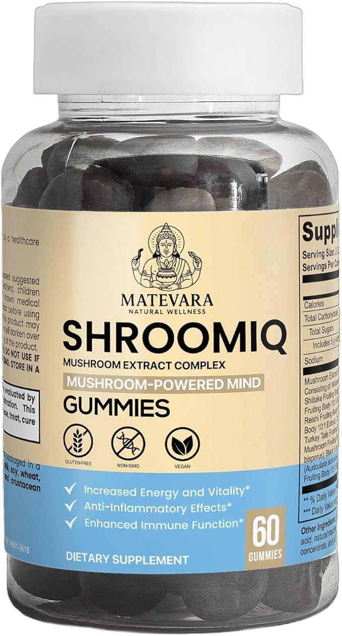 ShroomIQ Mushroom Extract Complex | 60 Count