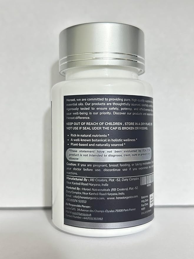 Organic Berberine HCL Extract 500mg Premium Strength Berberine Supplement to Support Overall Wellness for Men Women |120 Capsules
