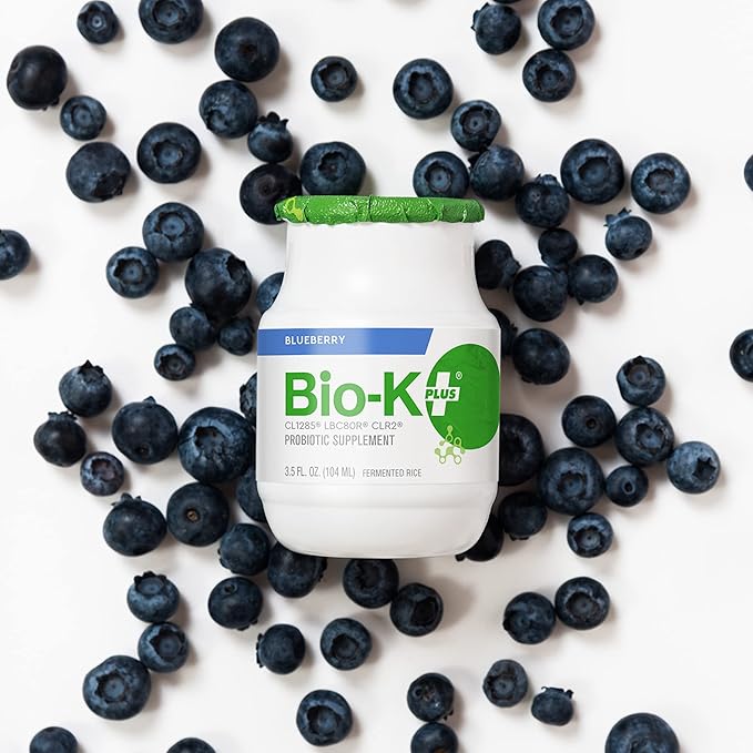 BIO-K PLUS Organic Blueberry Fermented Rice Probiotic 6pk 3.5 FZ