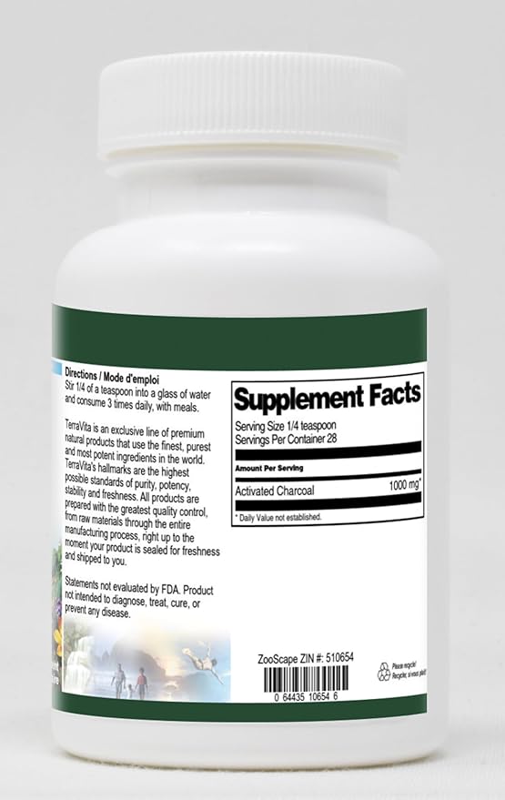 Activated Charcoal Powder (1 oz ZIN: 510654) - 3 Pack