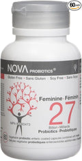Nova Probiotics Feminine 27 Billion 60 Vcaps