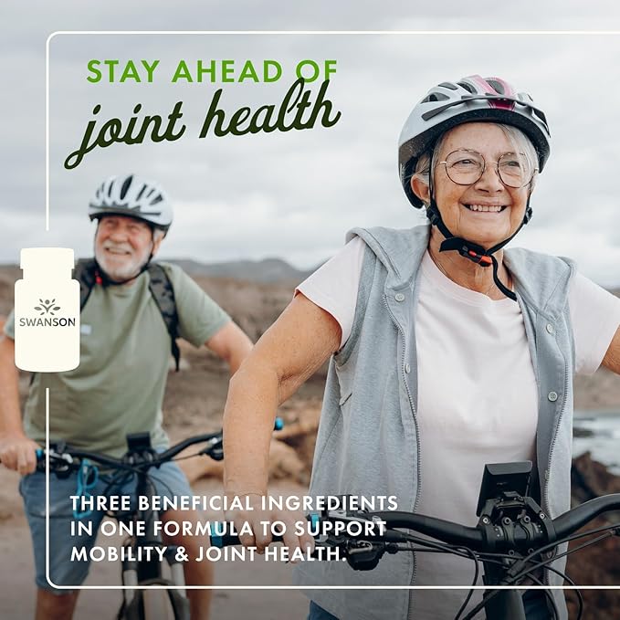 Swanson Glucosamine Chondroitin &amp MSM - Cartilage &amp Joint Health Supplement* - Supports Mobility &amp Flexibility* - Easy-to-Swallow Mini Tablets - Gluten Free &amp Non-GMO - 360 Mini-Table