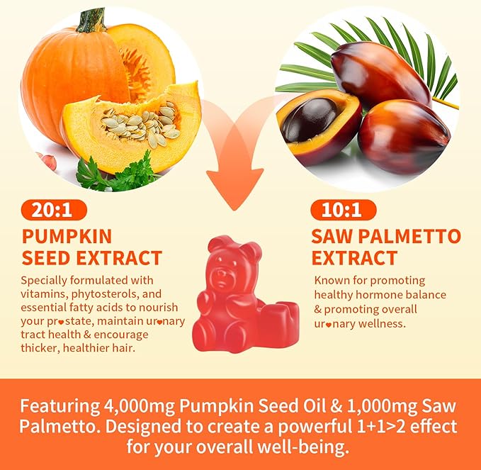 NAC Gummies &amp Pumpkin Seed Oil Antioxidant Supplement Gummies Strawberry Flavor 120 Counts Bundle