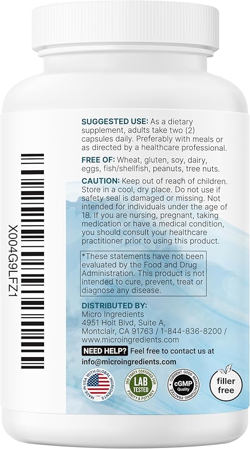 Micro Ingredients Pure Methylated Multivitamin 240 Capsules | 19-in-1 Formula with Vitamins C D B12 Folate Magnesium Zinc &amp More | Filler Free Non-GMO