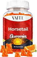VAITE Horsetail Herb Hair Growth Gummies – Silica &amp Antioxidant Supplement with Horsetail Extract for Stronger Hair Skin &amp Nails Non-GMO Gluten-Free – Cola de Caballo Hierba – 60 Vegan Chew