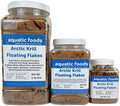 Aquatic Foods Inc. Arctic Krill Flakes which Contain Natural Carotenoids &amp Astaxanthin That Will Enhance The Vibrant Colors of Fish for All Tropical and Marine Fish...WL 1-lb 2oz Lg Jar