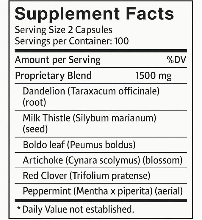 New Life Limpieza Suprema Hígado Riñones y Vesicula Healthy Liver Supplement Dandelion Root Milk Thistle Extract 100 Capsules