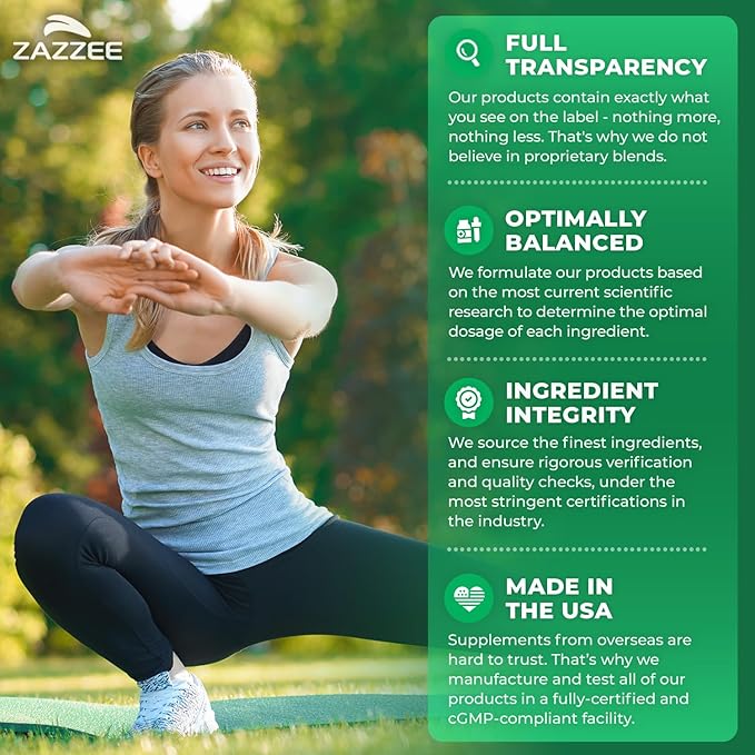 Zazzee Brain &amp Eye Health Support Bundle | Extra Strength Bilberry 20:1 Extract &amp USDA Organic Blueberry Extract Capsules | Non-GMO Vegan &amp ISO Lab Tested