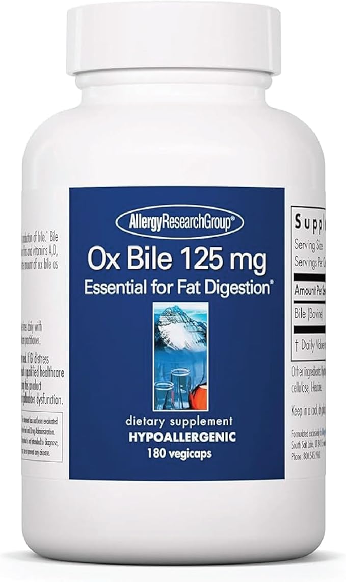 Allergy Research GroupOxbile 125mg 180 ct
