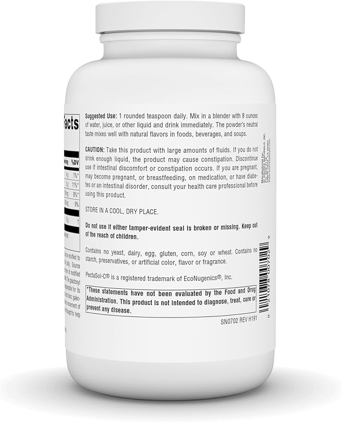 Source Naturals Modified Citrus Pectin Powder for Cellular Immune Health200 Grams