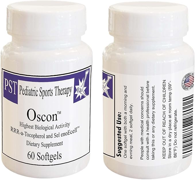Oscon 60 ct - RRR-A-tocopherol &amp Selenium Nutraceutical Supplement…