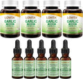 LOVITA 9-Piece Essential Bundle - 5 Propolis Drops &amp 4 Odorless Garlic Capsules Max Strength Support (9 Pc)