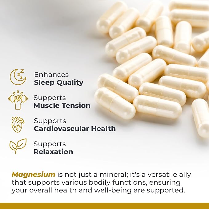 Premier Research Labs Magnesium Glycinate Supplement - Pure Magnesium High Absorption Supports Sleep Quality Chelated Vegan Third Party Tested Premier Energy Support - 90 Capsules (Pack of 2)