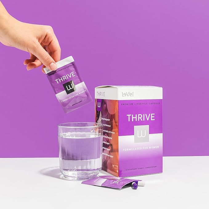 Le-Vel Thrive Premium Vitamins &amp Minerals Capsules for Women | 60 Capsules | Womens Multivitamin Lifestyle Capsule | Gluten Free | Multi Minerals Supplement | Energy Boost 30 Day Supply