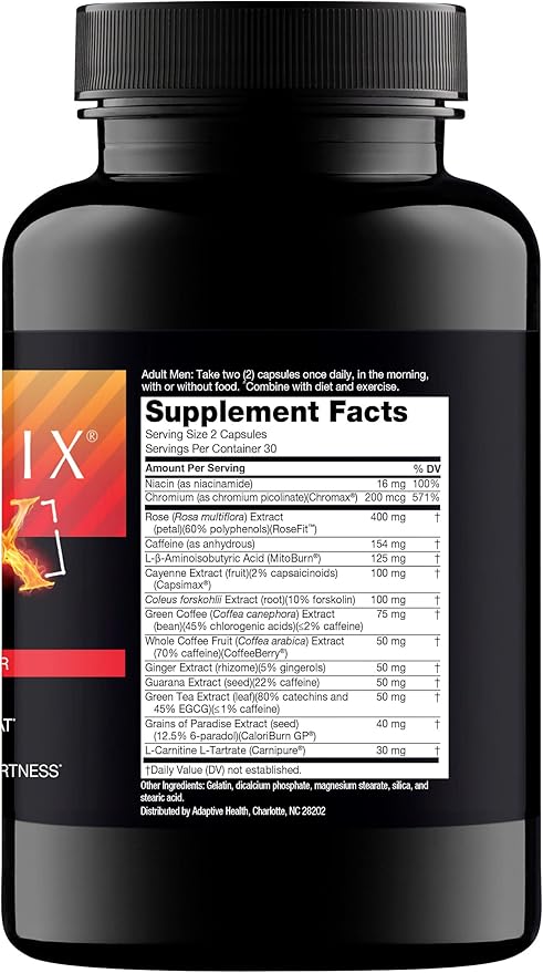 Nugenix Thermo-X: Thermogenic Fat Burner Supplement for Men Extreme Metabolic Accelerator 60 Count