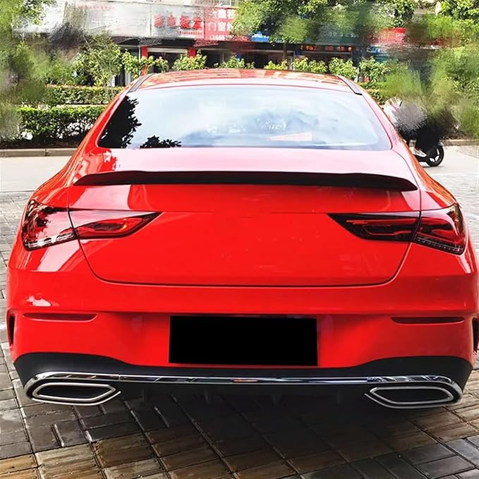 Cars Trunk Wing Spoiler Compatible for Benz CLA Class W118 CLA250 CLA200 CLA220 2019-2020(White)