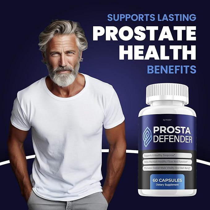(2 Bottles) ProstaDefender – Advanced Capsule Formula Supplement Pills for Daily Health &amp Wellness Support (120 Capsules)