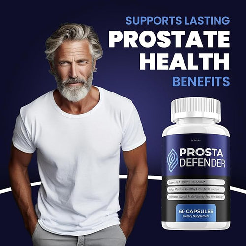(2 Bottles) ProstaDefender – Advanced Capsule Formula Supplement Pills for Daily Health &amp Wellness Support (120 Capsules)