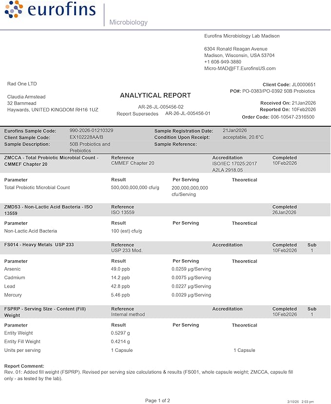Intelligent Labs Probiotic 50 Billion CFU with Prebiotics PHGG &amp FOS No Refrigeration Needed Once Daily 10x Effectiveness 60-Day Supply Third-Party Verified