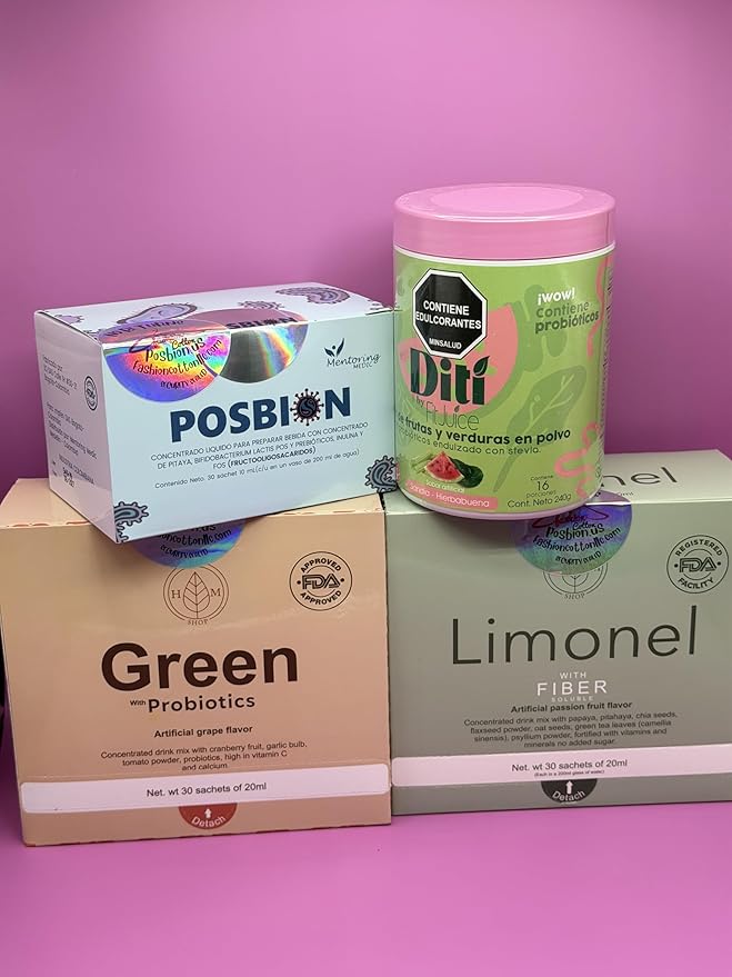 Posbion BPL1 Green ProbioticLimonel Fiber Juice Diti