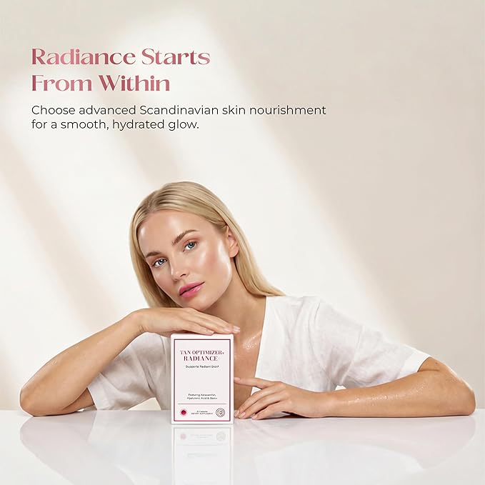 Tan Optimizer Radiance+ Advanced Skin Firmness &amp Luminosity Beauty-From-Within Supplement | 3×10 Blister Packs