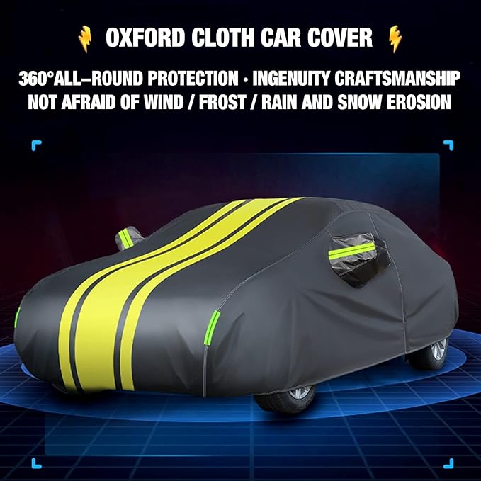 Car Covers for Mercedes Benz CLA Coupe CLA180 / CLA200 / CLA220d / CLA250 / CLA250e / CLA260 / AMG CLA 35 / CLA 45 AMG Coupe 5-Doors All Weather Outdoor Indoor Waterproof UV Resistant Dustproof